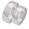 Obrączki Klasyczne z 3 Kamieniami 6,5mm