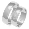 Klasyczne Obrączki Półokrągłe z fazką 6mm