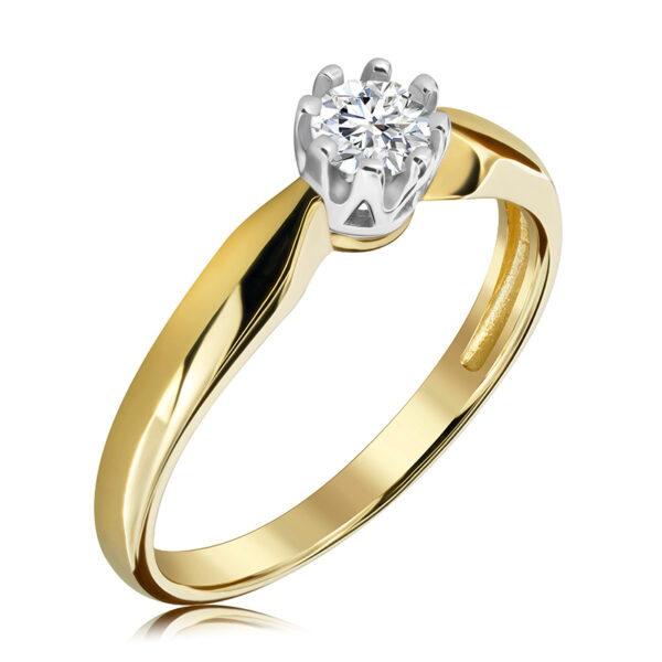 WB-11_40-DN Pierścionek z Diamentem Naturalnym 0,26ct