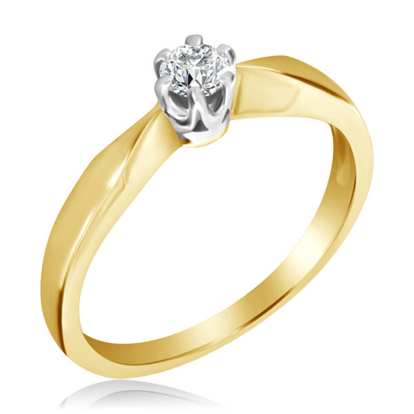 WB-5_35-DN Pierścionek z Diamentem Naturalnym 0,17ct