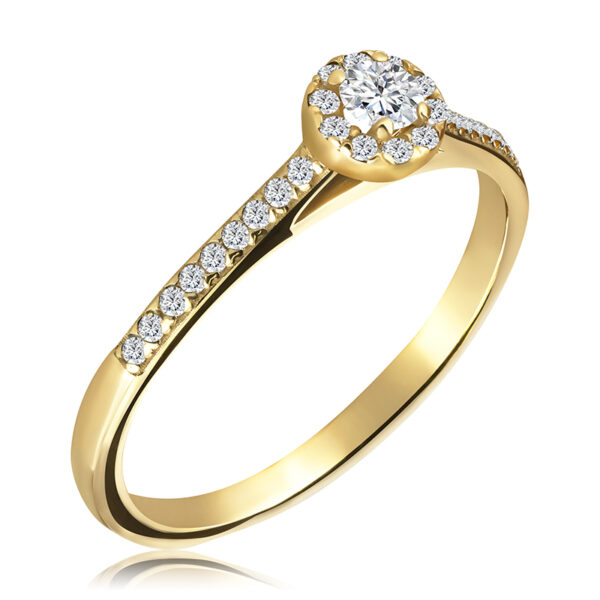 WB-6_30-DN Pierścionek z Diamentami Naturalnymi 0,24ct