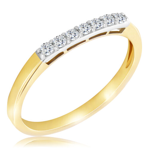 Pierścionek z Diamentami Naturalnymi 0,15ct