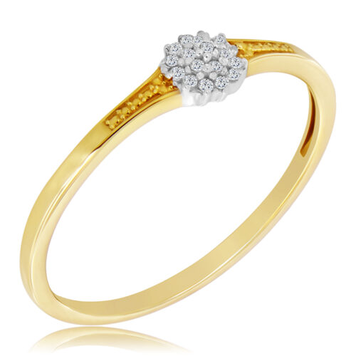 WK-29-DN Pierścionek z Diamentami Naturalnymi 0,19ct