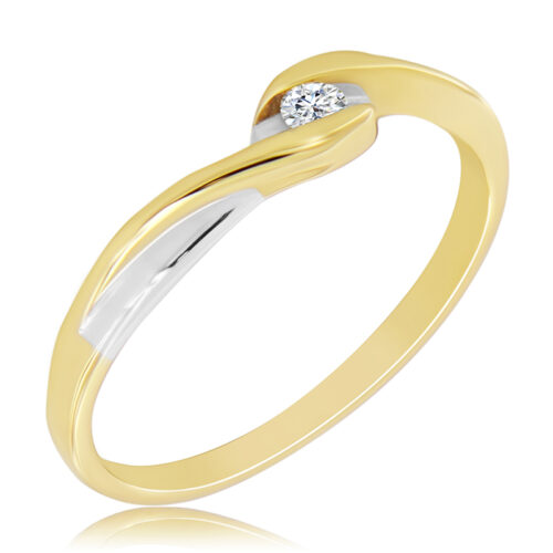 WK-37-DN Pierścionek z Diamentem Naturalnym 0,07ct