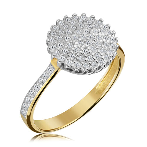 WK-46-DN Pierścionek z Diamentami Naturalnymi 0,42ct